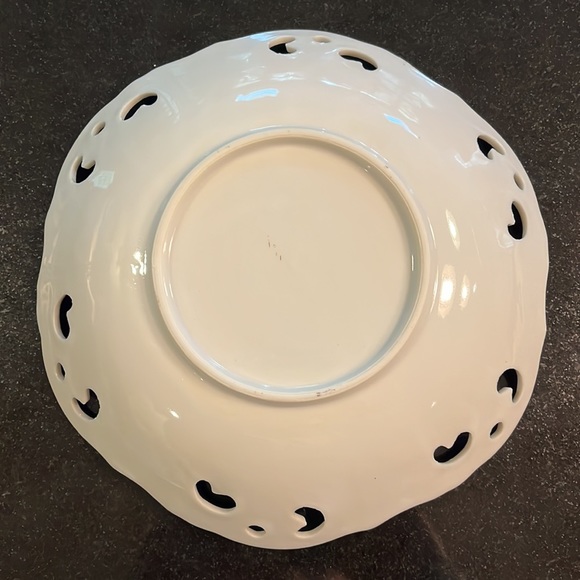 Vintage Hand Painted with Pink Flowers Plate Gold Trim - Picture 9 of 9